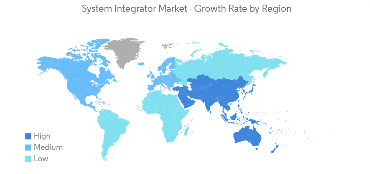 System Integrators Market Trends System Integrator Market - Growth Rate by Region
